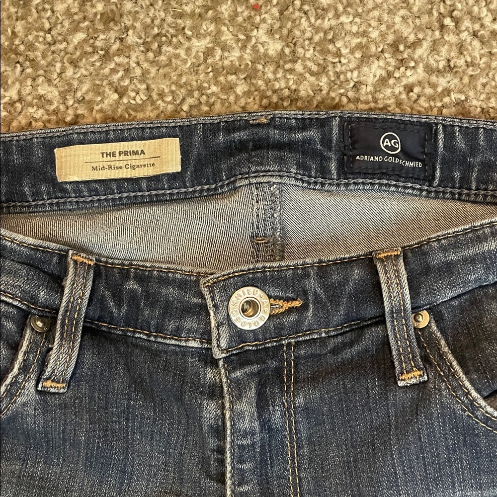 Adriano Goldschmied The Prima Mid Rise Cigarette Skinny Jeans - Picture 5 of 6